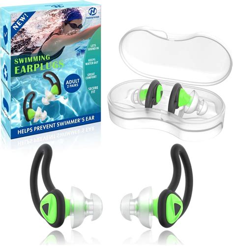 buy  pairs ear plugs  swimming hearprotek swim ear plugs adults waterproof silicone water
