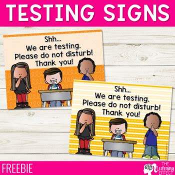 testing signs    learning effect teachers pay teachers
