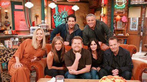 friends cast sings shows theme song  james corden boston news
