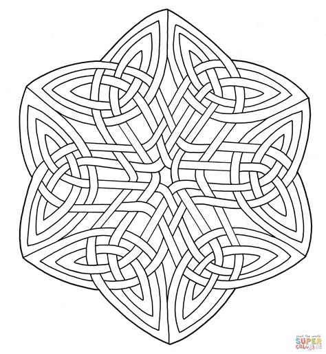 printable celtic coloring pages