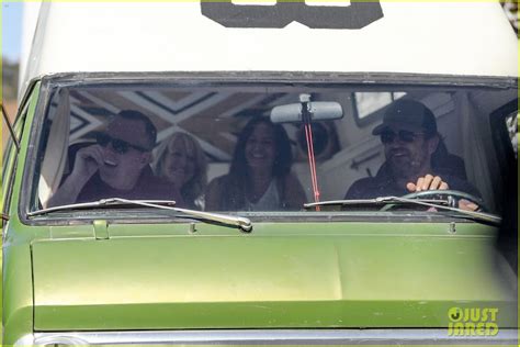 Full Sized Photo Of Gerard Butler Test Driving Vintage Van Morgan Brown