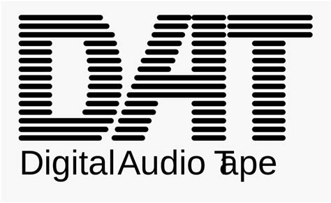 digital audio tape logo  transparent clipart clipartkey