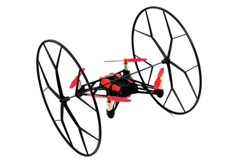 parrot minidrone rolling spider quadcopter red pfaa