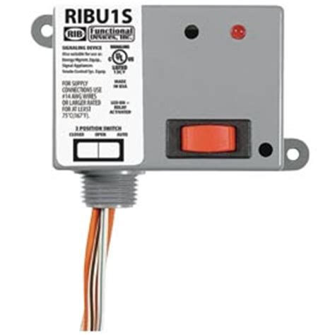 stock rib relays ribus enclosed pilot relay  amp spst  override wi