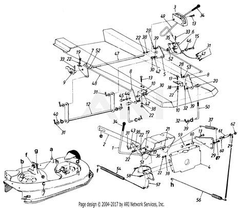 mtd mastercraft mdl    parts diagram  parts     decks