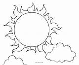 Sonne Sol Rays Cool2bkids Wecoloringpage Malvorlage Suncatcher sketch template