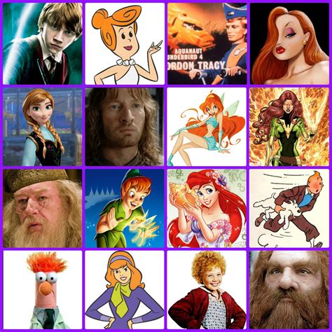 redhead days on twitter if you could be any ginger fictional