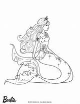 Coloring Mermaid Hellokids Calissa sketch template