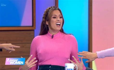 stacey solomon given non surgical boob lift in five minutes live on