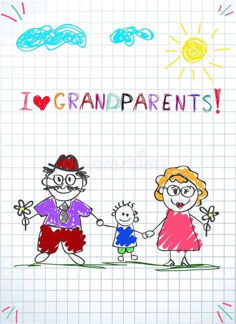 grandma grandson stock illustrations 762 grandma