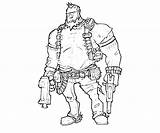 Borderlands Salvador Character Coloring Pages Printable sketch template