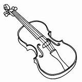 Violin Tegning Template Clipartmag sketch template