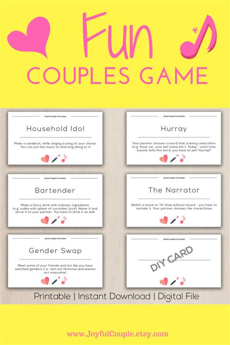 Sex Games For Couples Printable My Best Friends