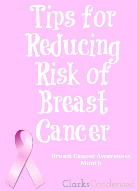 tips for breast cancer prevention