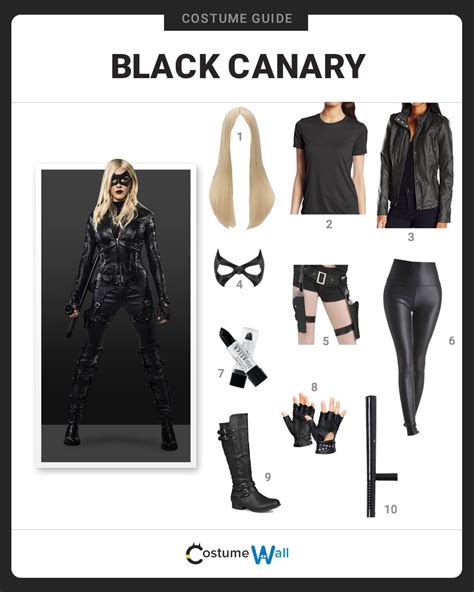 Dress Like Black Canary Black Canary Costume Black