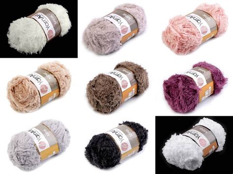 fluffy knitting yarn   mink stoklasa haberdashery  fabrics