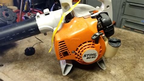 stihl bg blower carburetor adjustment youtube