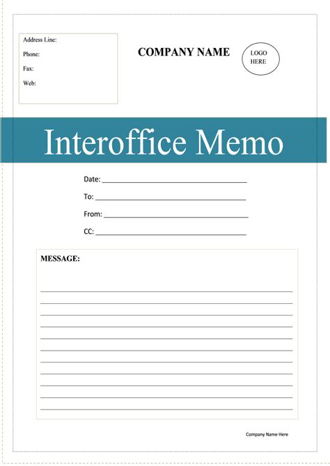 interoffice memo templatedocx writer templates wps template
