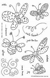 Coloring Embroidery Patterns Pages Hand Doodles Doodle Butterflies Dessin Trace Colour Drawing Butterfly Papillons Sew Etc Para Spring Broderie Coloriage sketch template