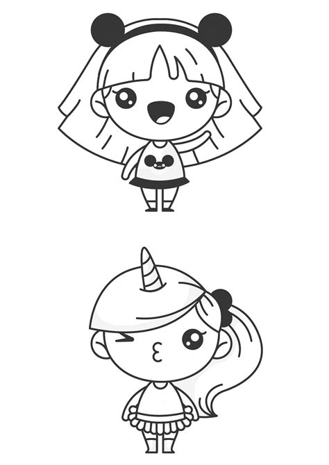 Dibujos Kawaii Para Colorear E Imprimir ¡bonitos