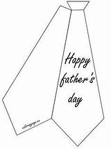 Fathers Card Coloring Father Happy Printable Cards Templates Tie Template Greeting Dad Necktie Making Ties Coloringpage Eu Kids Print Color sketch template