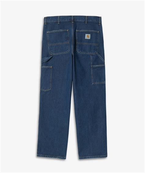 norse store shipping worldwide carhartt wip double knee pant blue stone washed