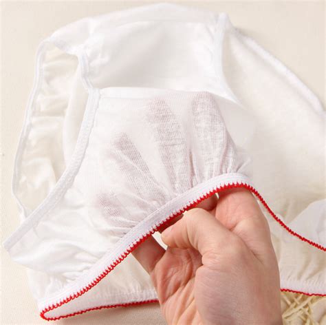 lucky light cotton stretchable double layer hygienic disposable panty