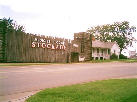 medicine lodge ks stockade in medicine lodge photo picture image