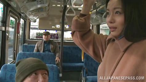 japanese slut gets fingered on the bus hd from all
