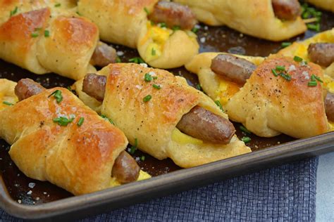 sausage crescent rolls savory experiments