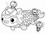 Octonauts Coloring Vegimals K5worksheets Dunkie Meet Coloriages Octonautes Octopus sketch template