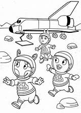 Coloring Backyardigans Landing Moon Pablo Austin Unique Choose Board Pages Kidsplaycolor Kids sketch template