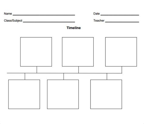 simple timeline template  kids
