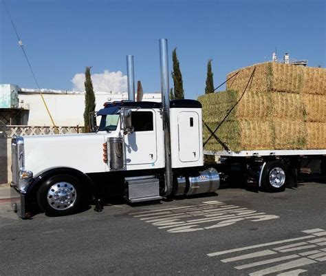 hay hauling trucks images  pinterest peterbilt trucks rigs