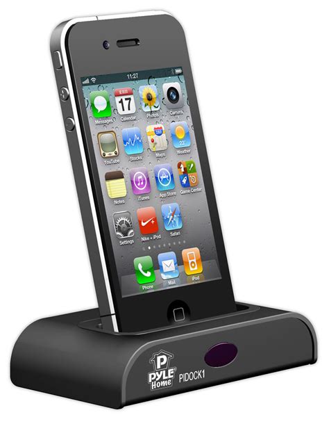 amazoncom pyle home pidock universal ipodiphone docking station  audio output charging