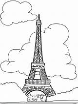 French Coloring Pages Tower Eiffel Paris Drawing Proud People Line Revolution Wonders Printable Getcolorings Colouring Posistion Getdrawings Vs Time Kids sketch template