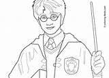 Potter Harry Coloring Pages Outline Ron Kids Malfoy Draco Hogwarts Printable Clipart Drawing Crest Ginny Colouring Weasley Malvorlagen Print Clip sketch template