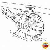 Sam Fireman Wallaby Helicopter sketch template