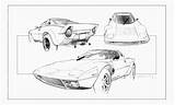 Lancia Stratos Gandini Marcello Giancarloconcilio sketch template