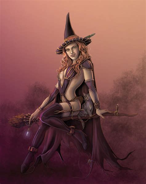 Steampunk Witch Digital Art By Rob Carlos