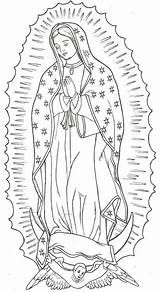 Guadalupe Virgen Rosa Virgencita Jungfrau Senhora Chicano María Advices Christ Religiöse Pintar Silkscreen Ideen Rodriguez Rudy Glaube Vorlagen Appeared Spoke sketch template