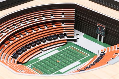 miami hurricanes orange bowl  layer stadiumview  wall art