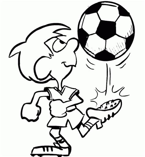 soccer boy coloring page coloringcom