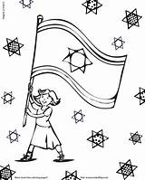 Israel Coloring Pages Independence Yom Shavuot Color Atzmaut Ha Flag Printable Sheets Getcolorings Comments sketch template