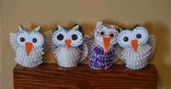 homeschool blessings fall owl craft
