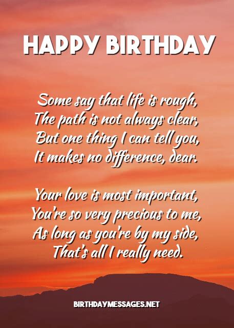 Romantic Birthday Poems Romantic Birthday Messages