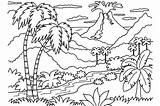 Coloring Nature Pages Adults Print sketch template
