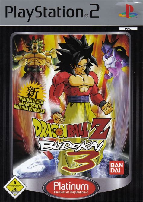 Dragon Ball Z Budokai 3 2004 Playstation 2 Box Cover