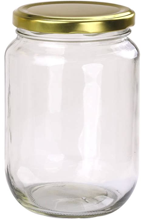 pcs honey jars kg size  glass jar  gold lid
