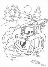 Mater Coloring Cars Pages Print Color Online Disney Hellokids Printable Colouring sketch template